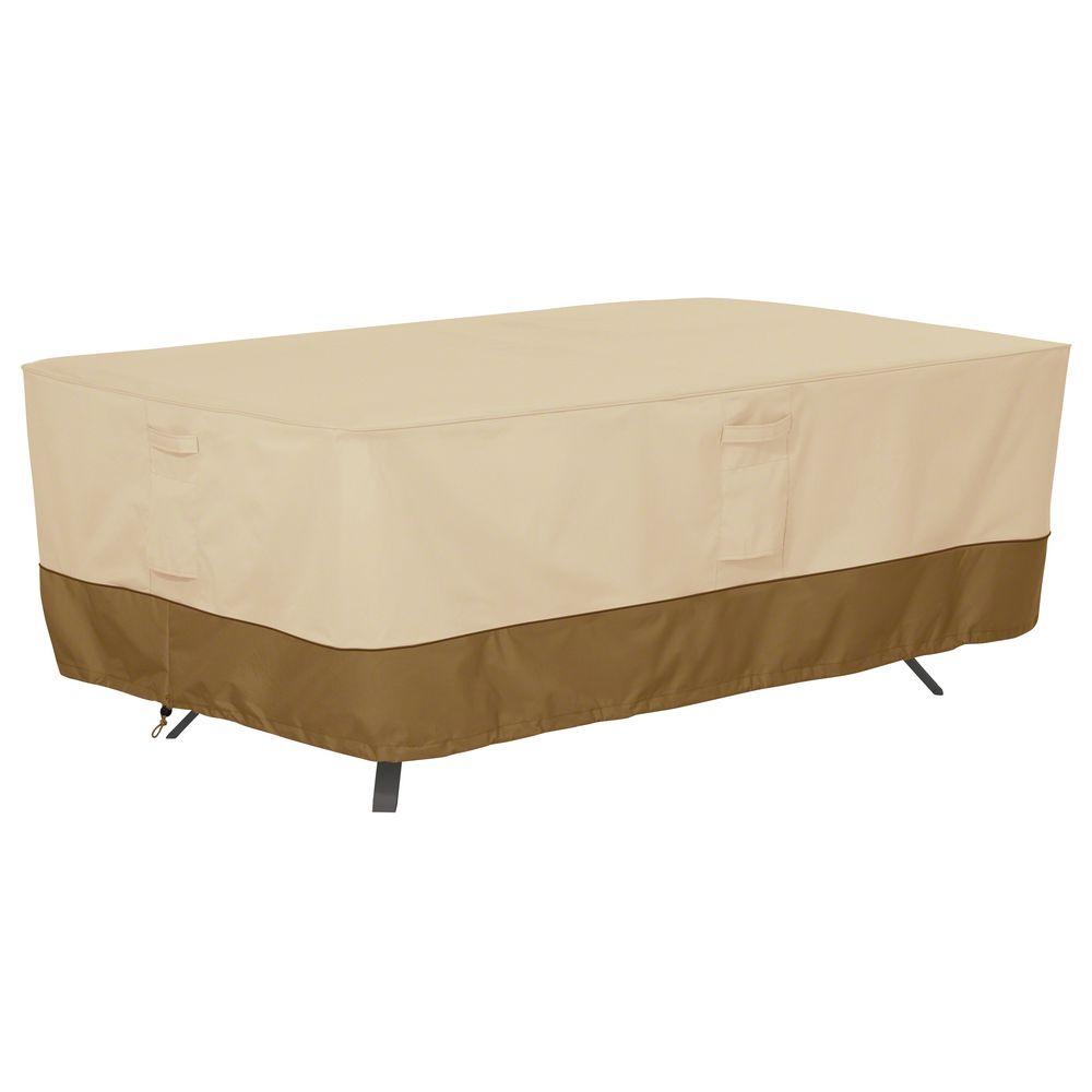 Classic Accessories Veranda Large Square Patio Table Cover 55 567 011501 00 The Home Depot