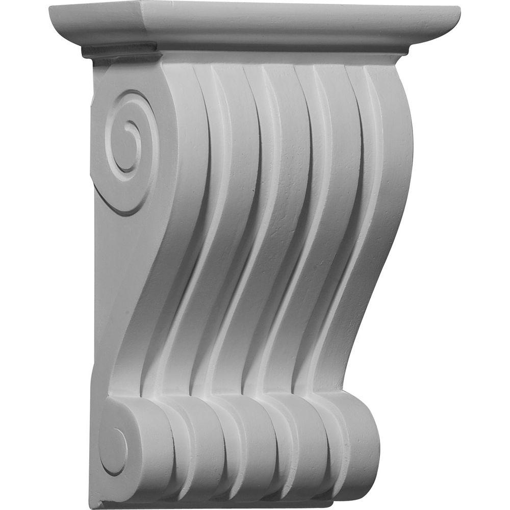 Ekena Millwork COR06X03X10RO-CASE-6 Corbel Factory Primed and Ready for Paint