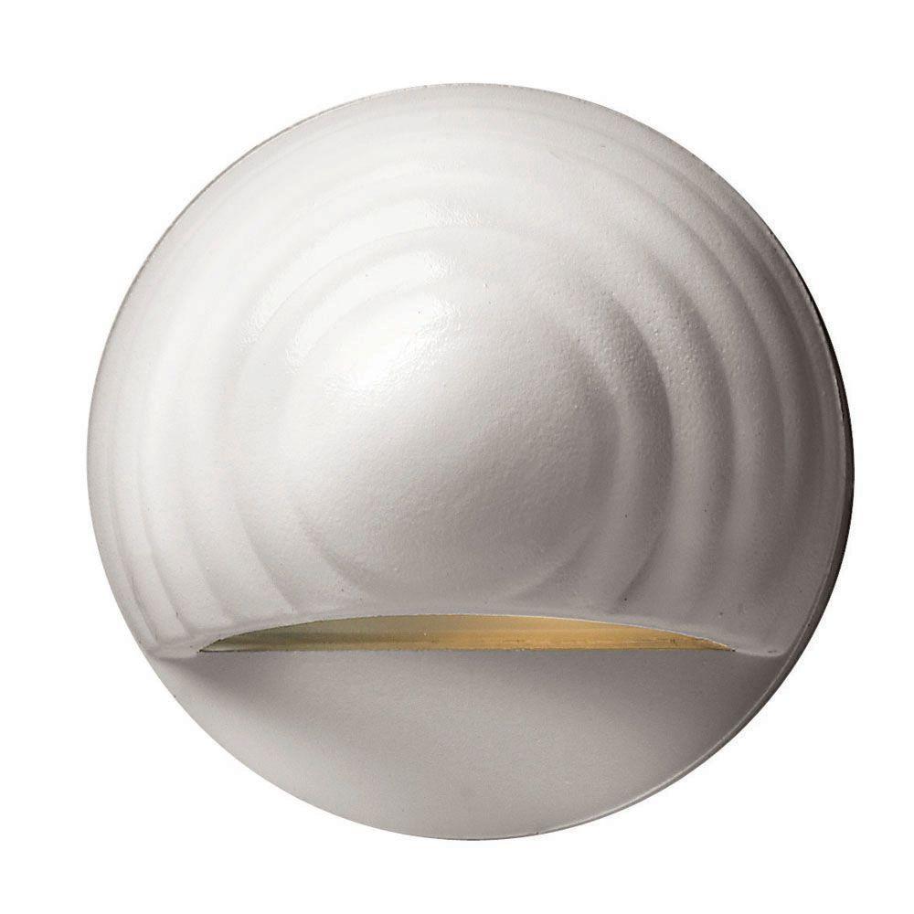 Hinkley Lighting Low Voltage 7 Watt Matte White Round Deck Sconce Hinkley Lighting Low Voltage 7 Watt Matte White Round Deck Sconce