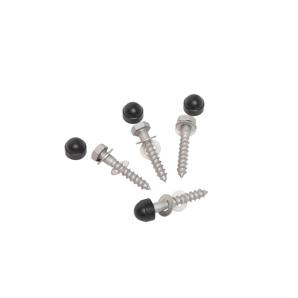 Prova PA22b Galvanized Steel Hex Screw Post Anchors (4Piece)86120