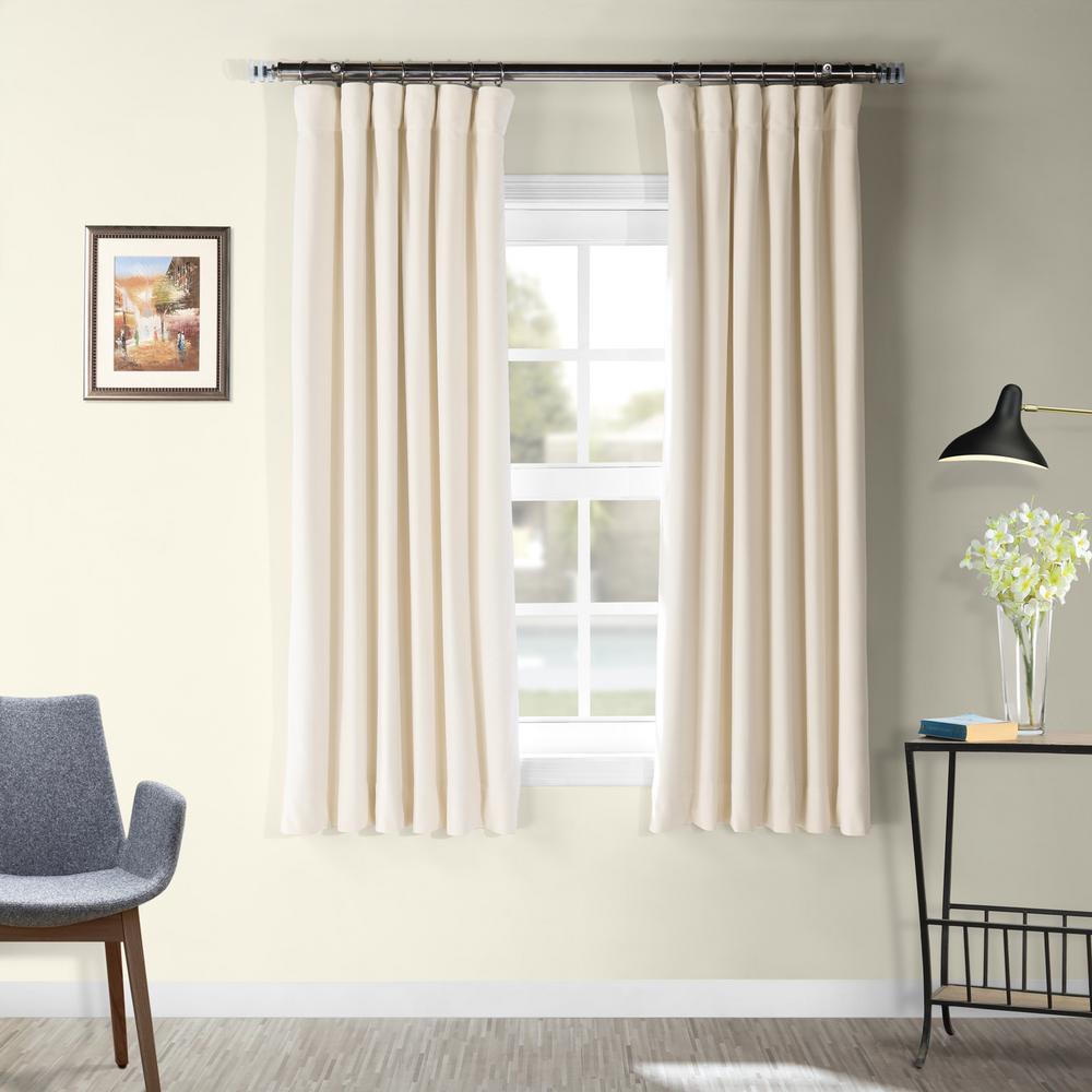 Ivory Curtains Drapes Window Treatments The Home Depot