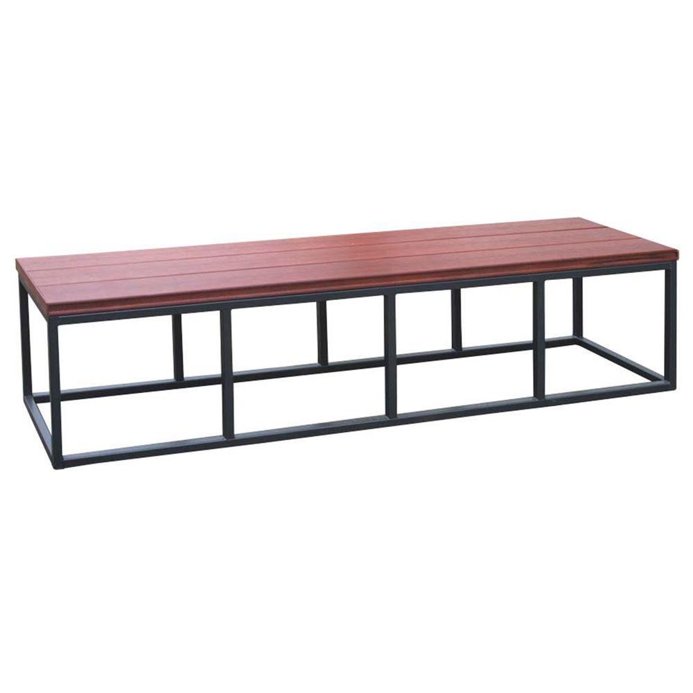 Cal Metro 16.5 in. x 77 in. x 18 in. Spa Bench in MahoganyCM952CSM
