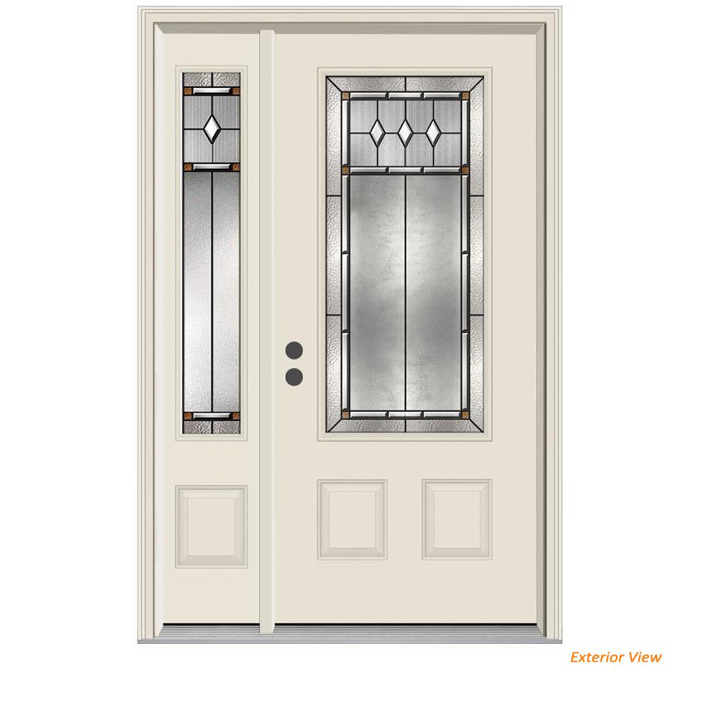 Jeld Wen 50 In X 80 In 3 4 Lite Mission Prairie Primed Steel