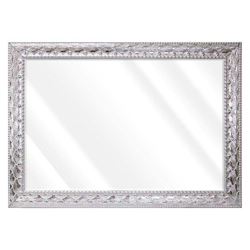Silver Mirrors Home Decor The Depot Silver Mirrors Home Decor The, 60 X 40 Wood Frame Mirror