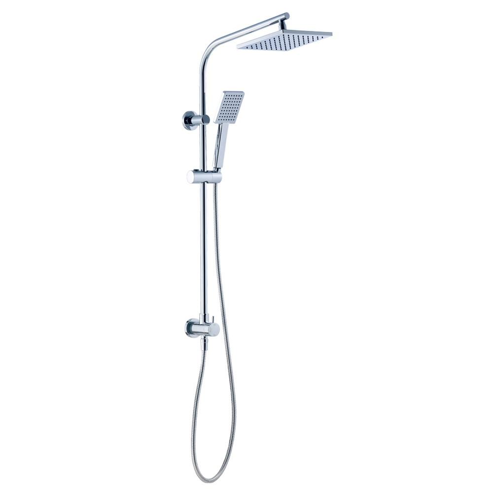 Glacier Bay Modern Wall Bar Shower Kit 1Spray 8 in. Square Rain Shower
