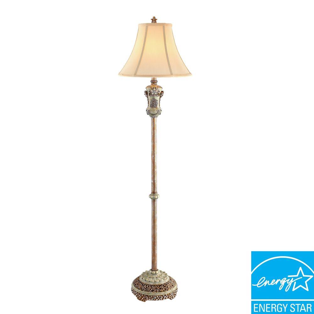 ORE International 63 in. H Vintage Rose Floor LampK4203F The Home Depot