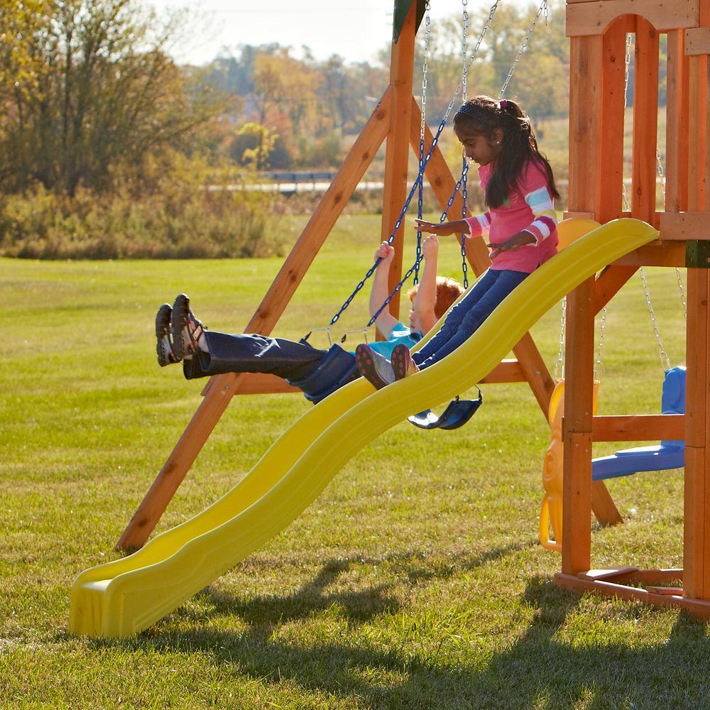 swing n slide cool wave slide