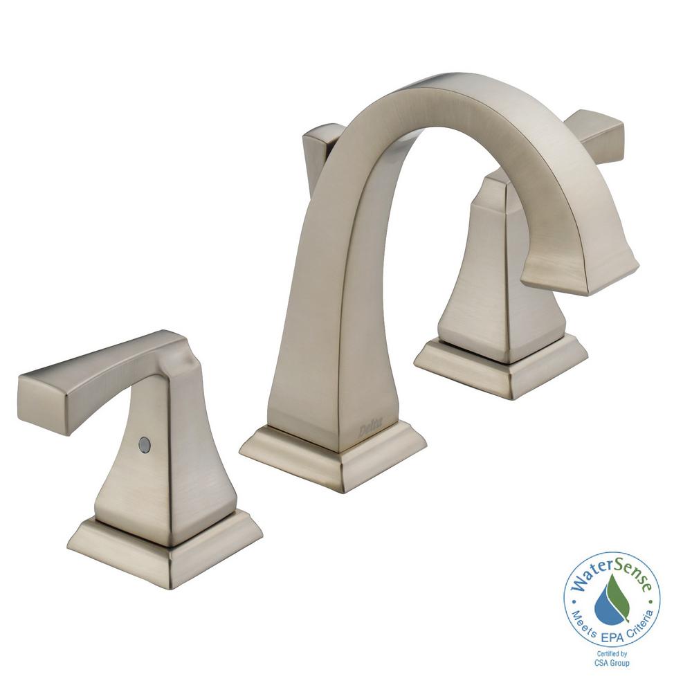 Delta Dryden 8 In Widespread 2 Handle Bathroom Faucet With Metal This Review Is From Dryden 8 In Widespread 2 Handle Bathroom Faucet With Metal Drain Embly Spotshield Stainless