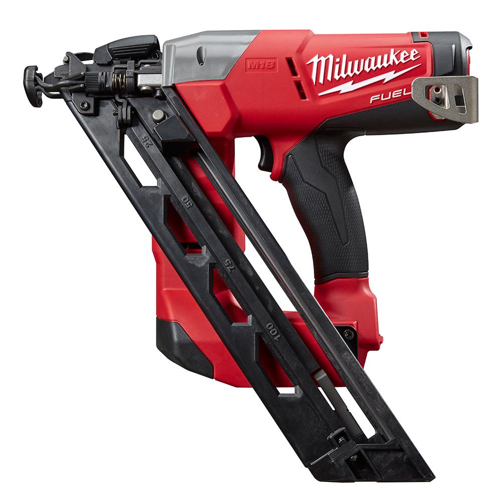 Milwaukee Angled Finish Nailer 18 Volt Brushless Cordless 15 Gauge Tool ...