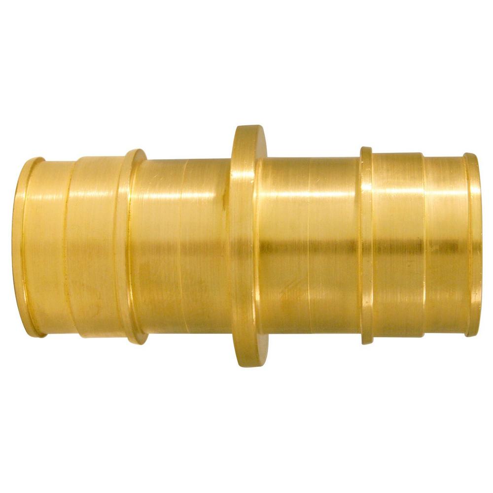 Apollo 1 In. Brass PEX-A Expansion Barb Coupling-EPXC11 - The Home Depot