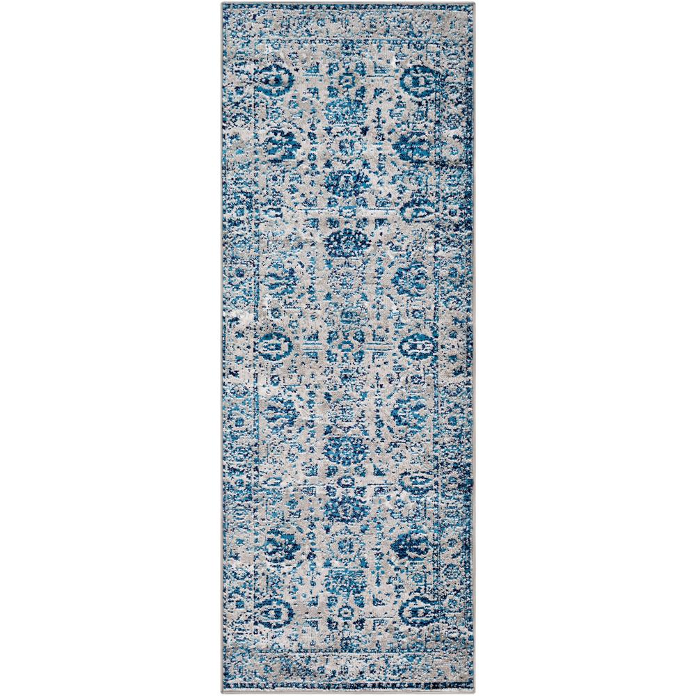 Artistic Weavers Havana Teal 2 ft. 7 in. x 7 ft. 3 in. Runner Rug ...