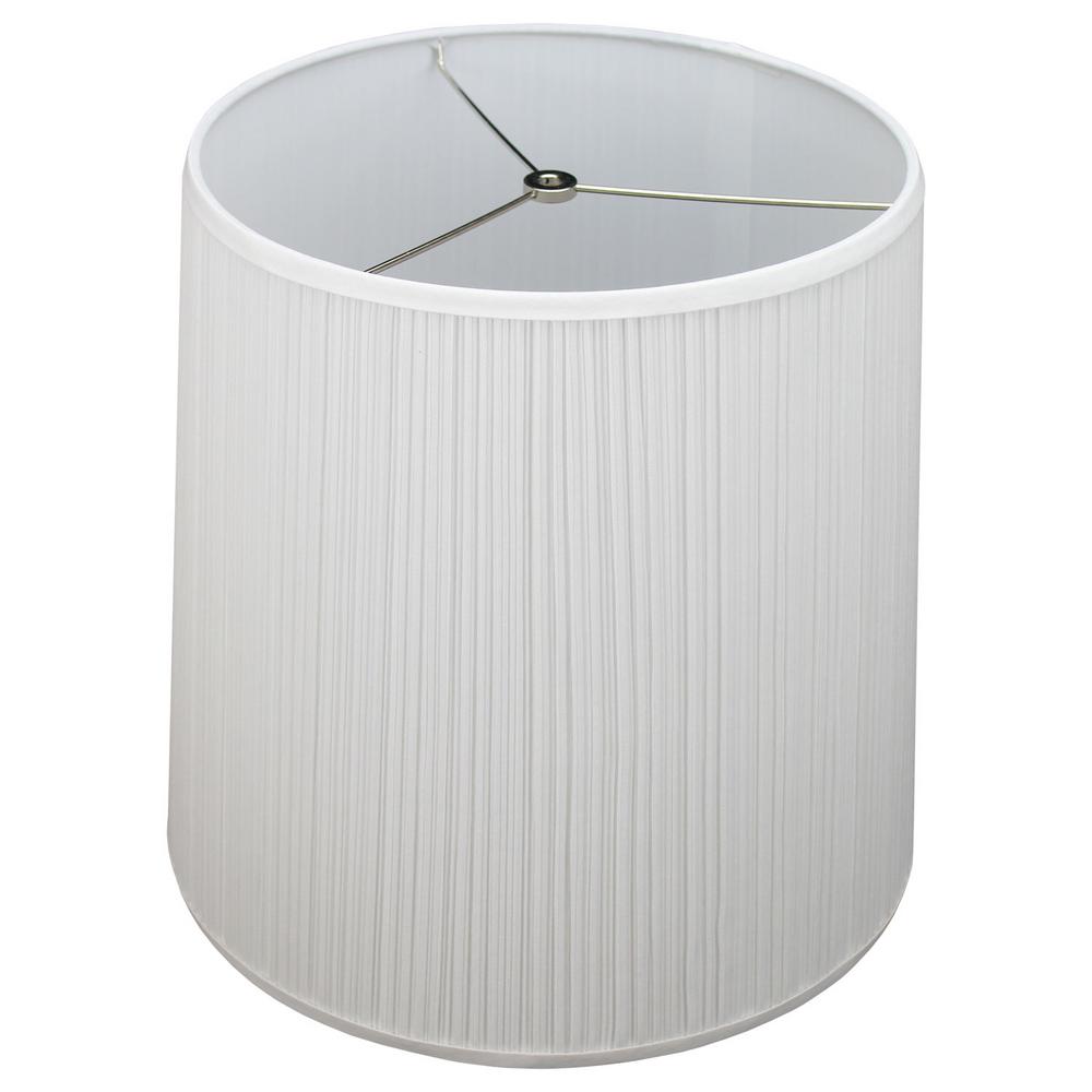 18 inch white drum lamp shade