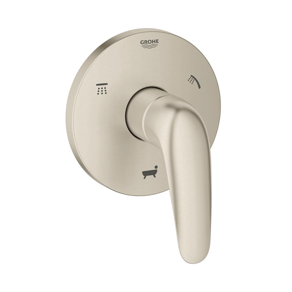 GROHE Eurostyle SingleHandle Diverter Valve Only Trim Kit in Brushed
