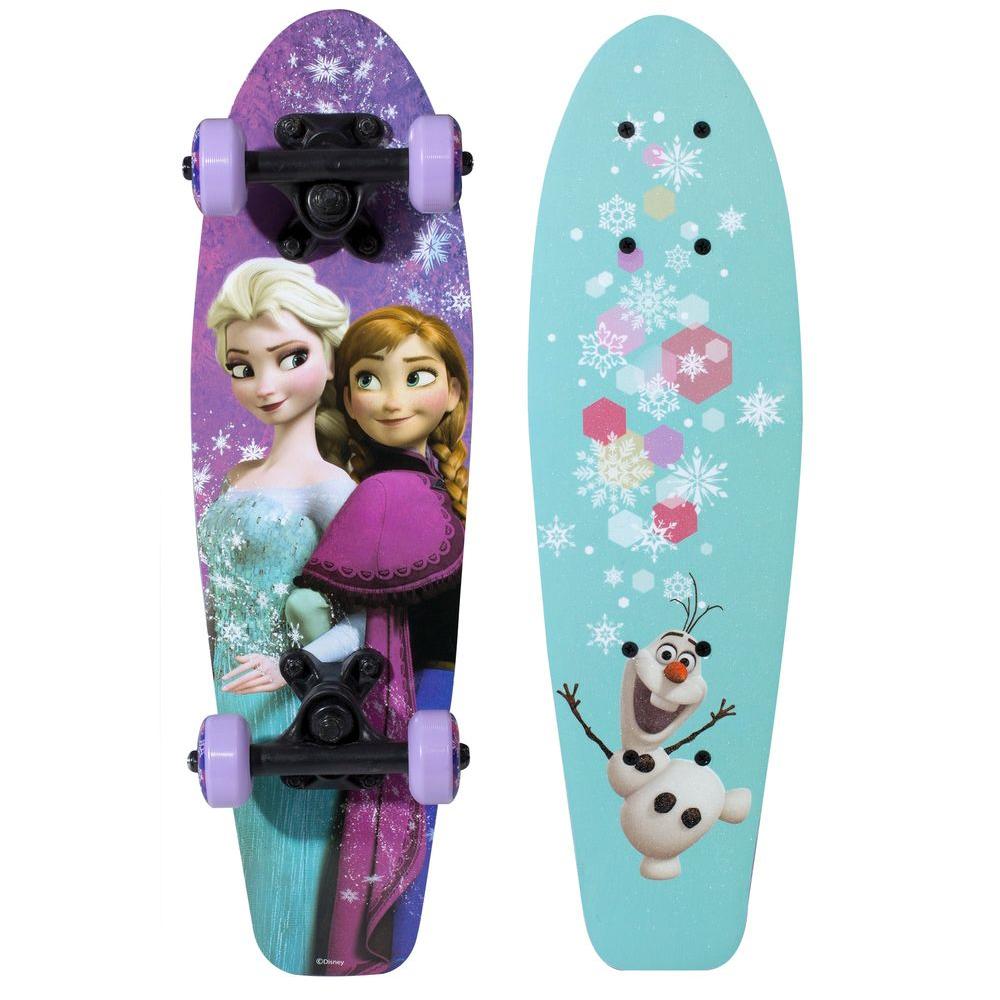 Disney Frozen Sisters 21 in. Wood Skateboard160962 The Home Depot