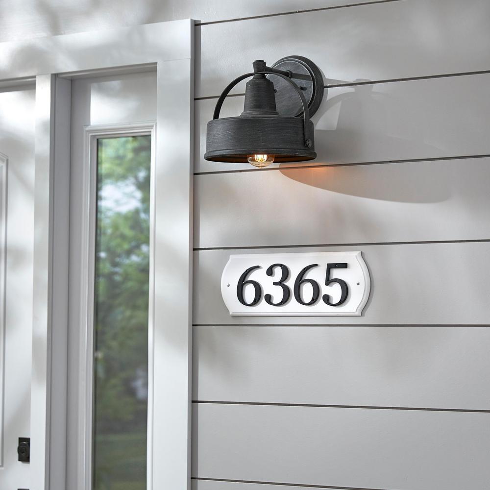 Everbilt Rectangular White Address Plaque 31025 The Home Depot