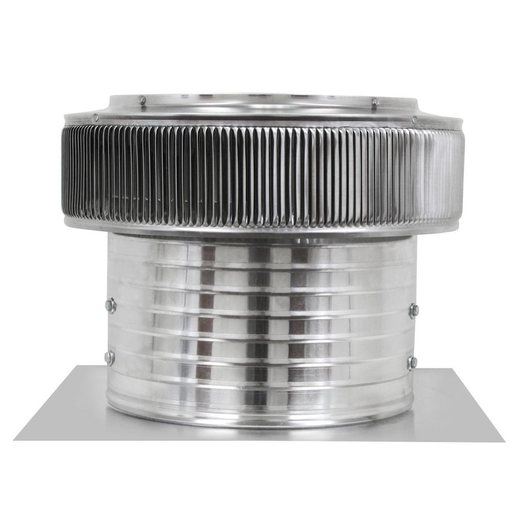 Master Flow 12 In Aluminum Internally Braced Turbine Head In Mill Ath12imi Solar Powered Attic Fan Attic Fan Galvanized Steel