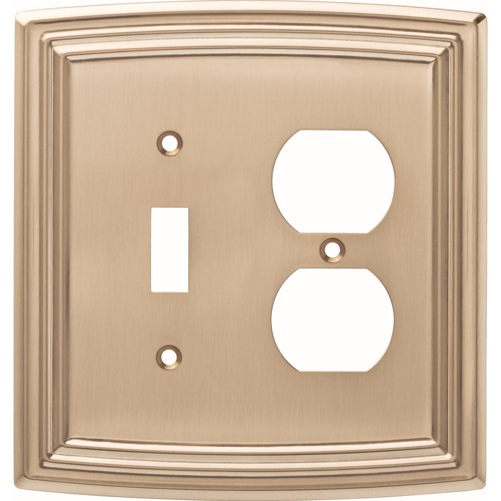 Liberty Emery Decorative Light Switch and Duplex Outlet Cover