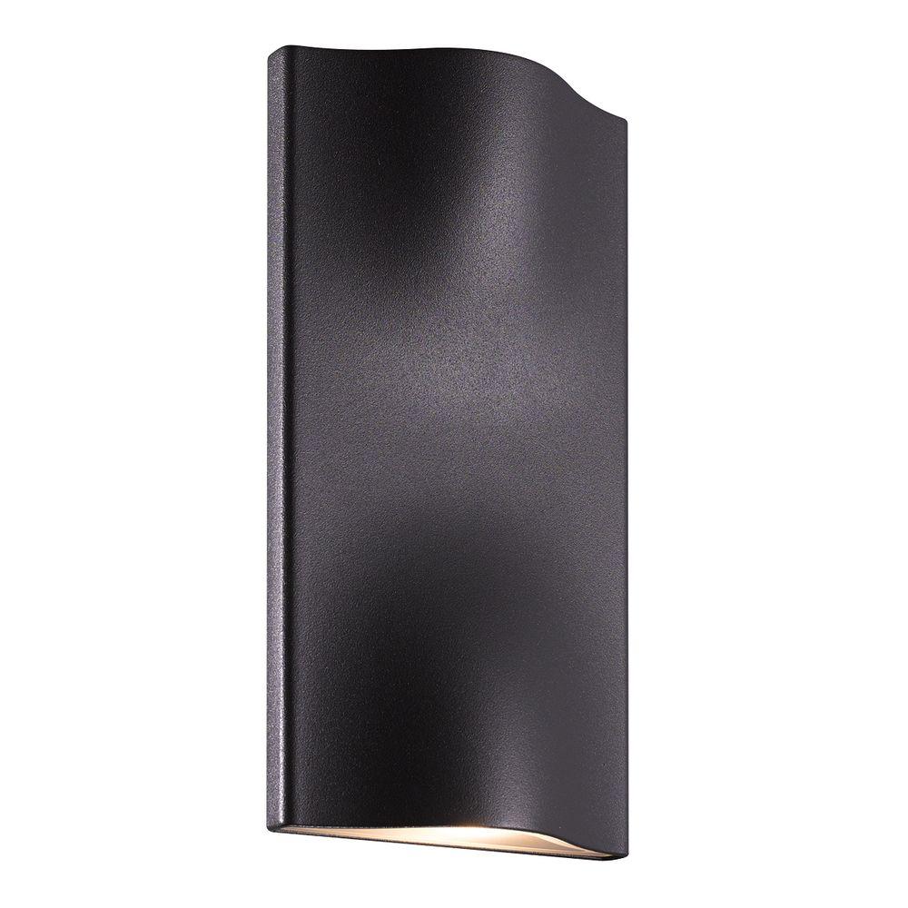 Eurofase Haven Collection 2 Light Graphite Grey Outdoor Led Up And Down Wall Lantern Sconce