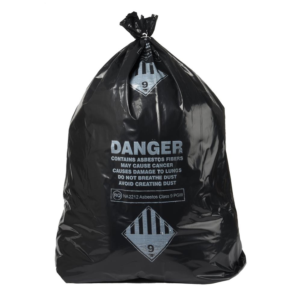 Asbestos Disposal Bags 2 Red 2 Clear 900 x 1200mm Heavy Duty 25kg