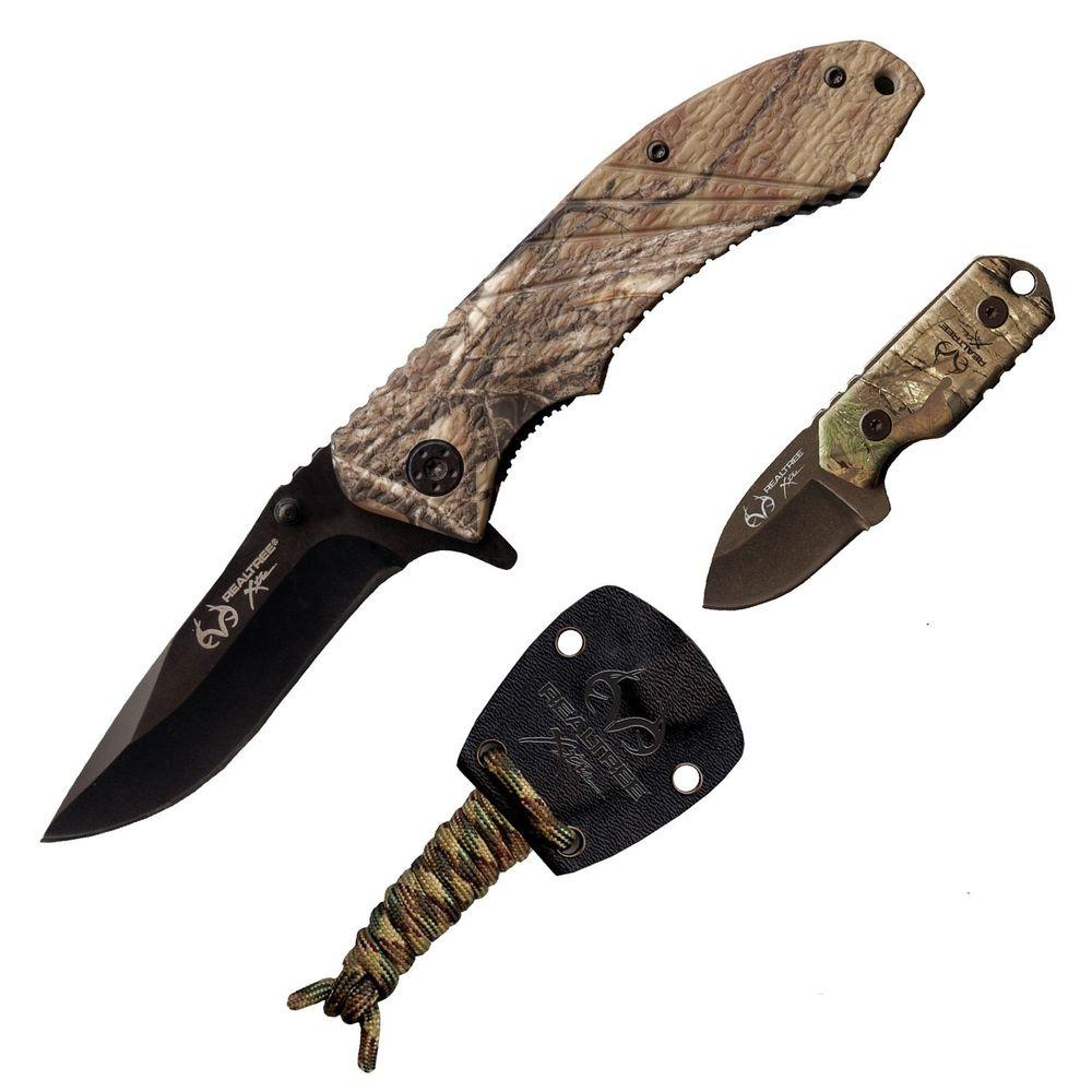 Realtree 3.23 in. Folding Knife Combo KitRT0119XTCP The Home Depot
