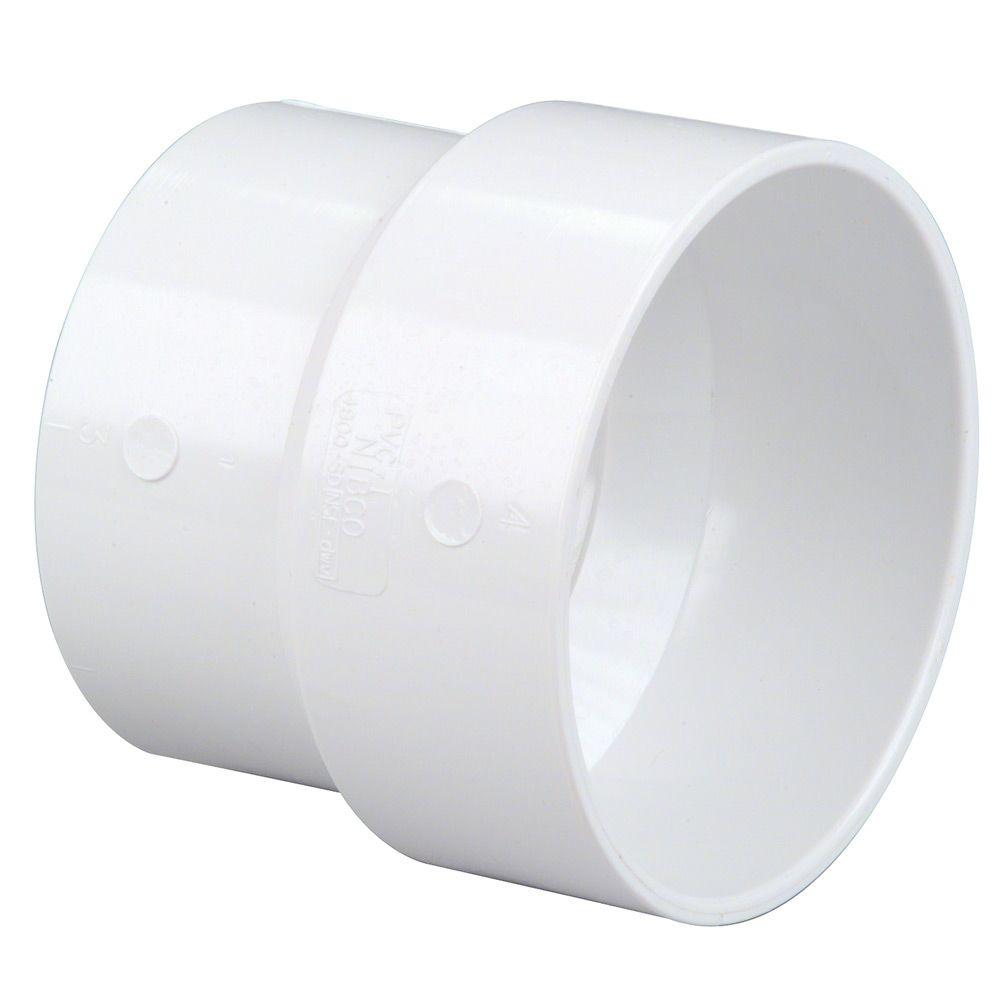 3 in x 4 in PVC DWV Hub x Sewer and Drain Soil Pipe 