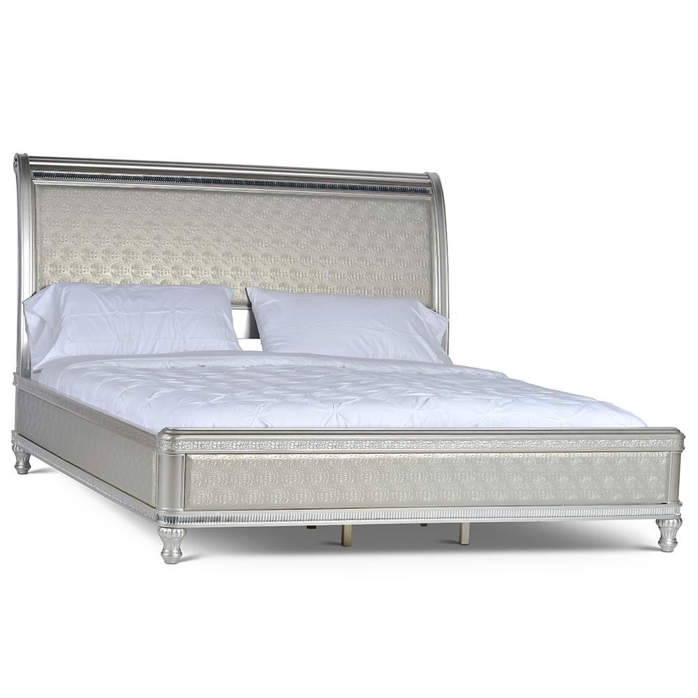 Steve Silver Midtown Faux Crocodile Queen Bed Re306ss Qbed