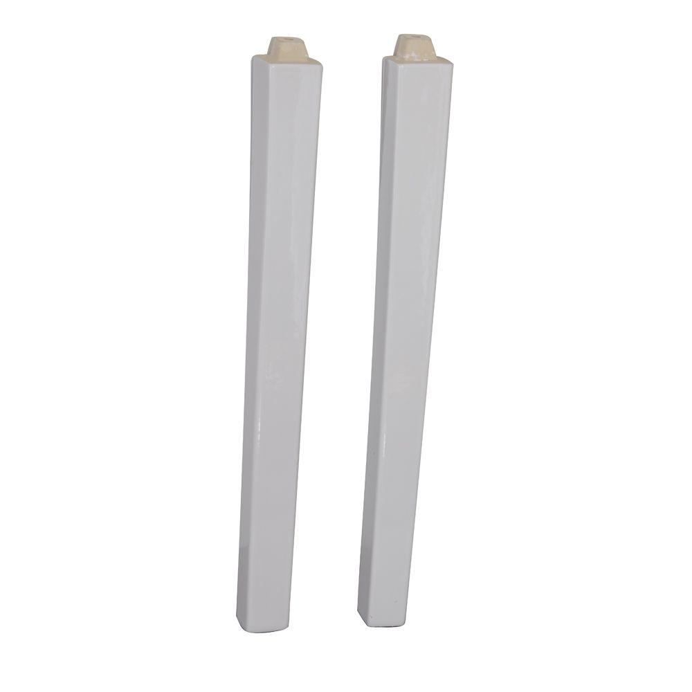 KOHLER Kathryn Octagonal Tapered Brass Table Legs in Polished ChromeK