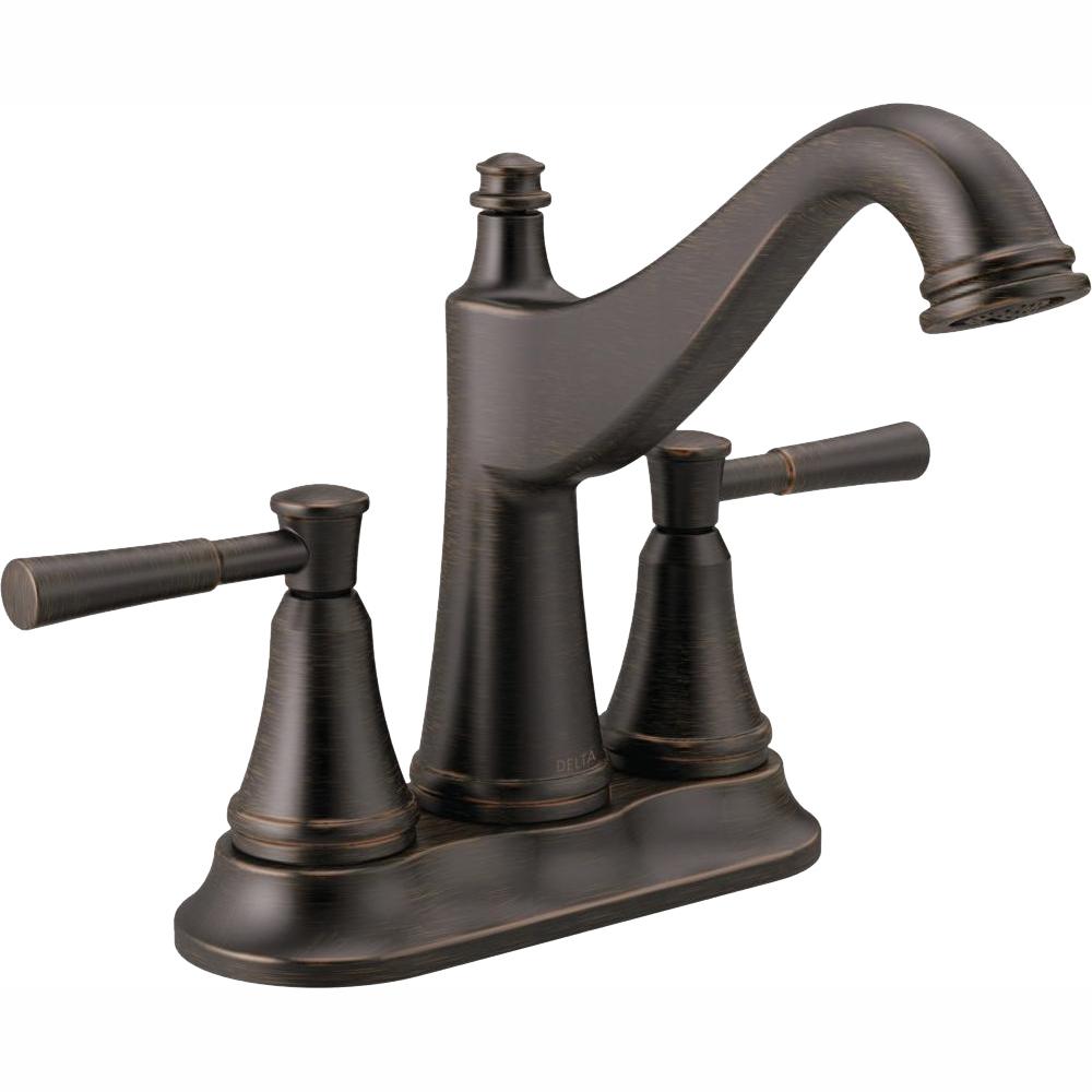 Delta Mylan 4 In Centerset 2 Handle Bathroom Faucet Venetian Centerset 2 Handle Bathroom Faucet