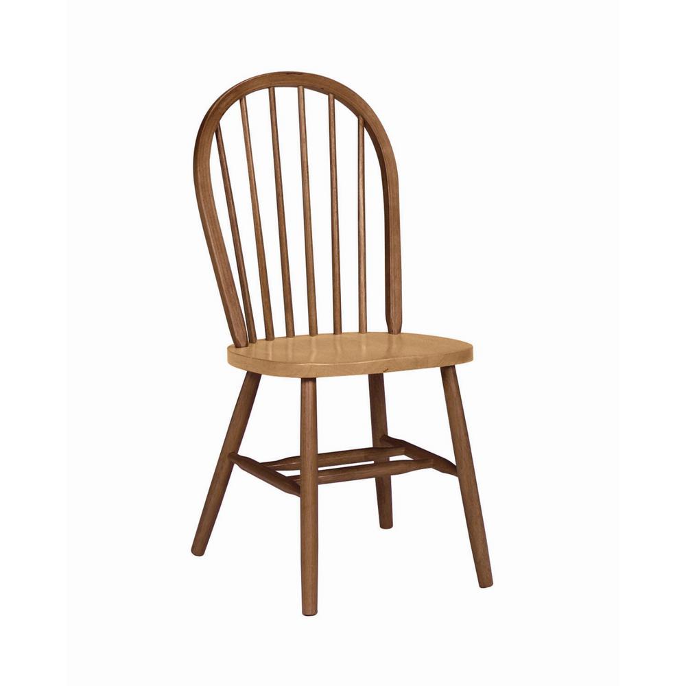 Solid Wood Dining Chair - High Spindleback Chair 2pc one is broken legs 