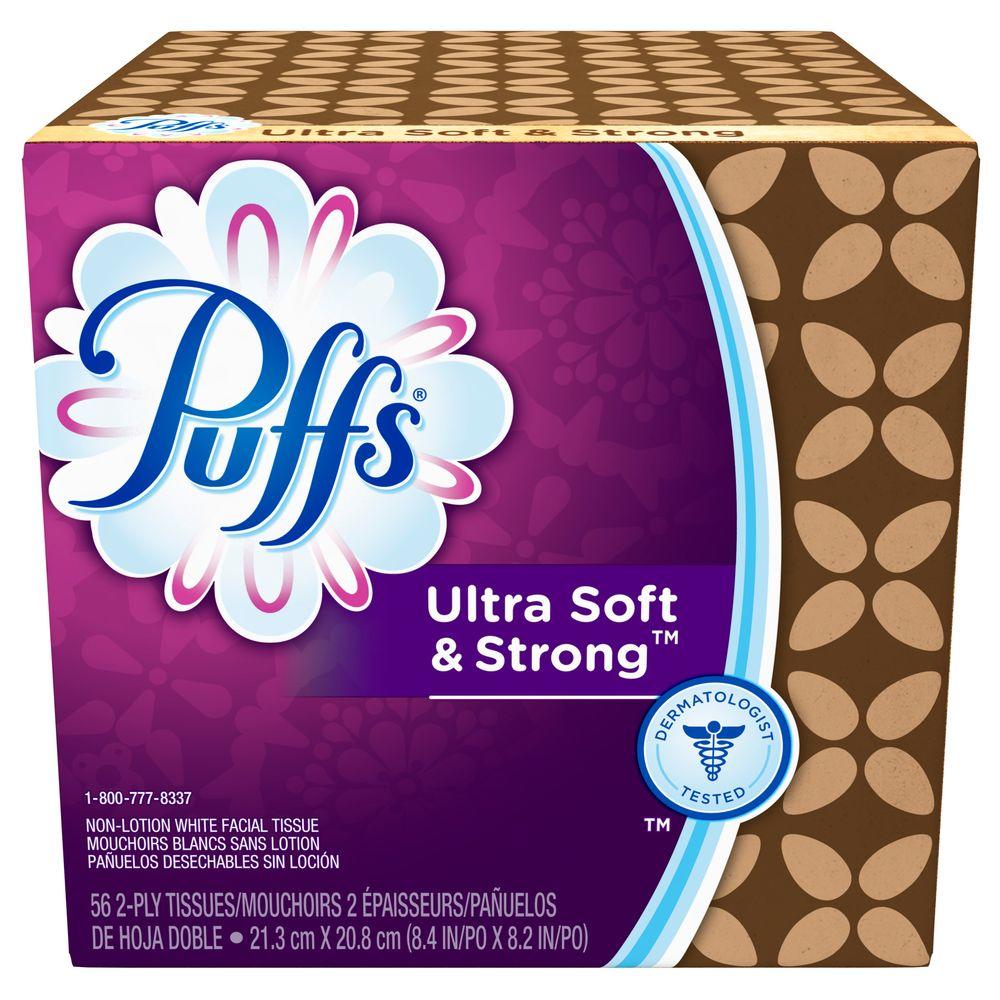 Puffs Ultra Soft and Strong 2Ply Tissues (56Piece)003700035038 The