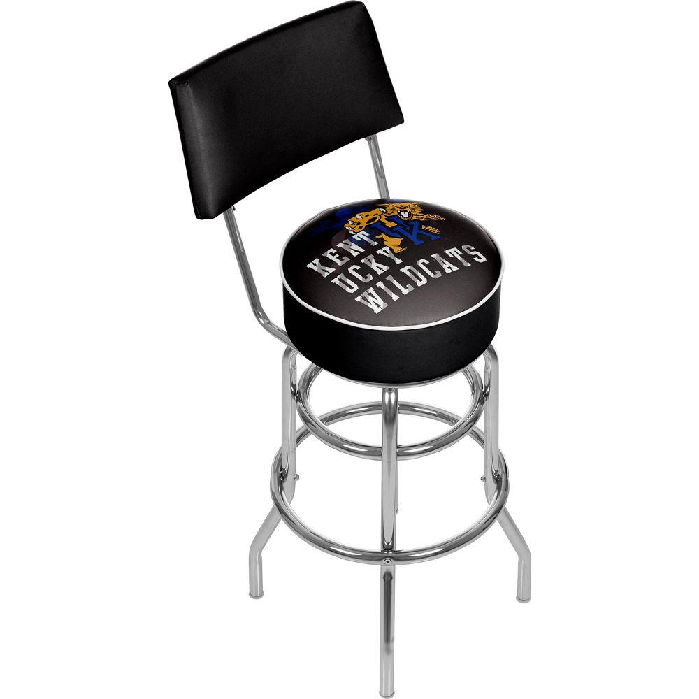 Trademark Osu National Champions 31 In Chrome Padded Bar Stool Chrome Padded Bar Stool