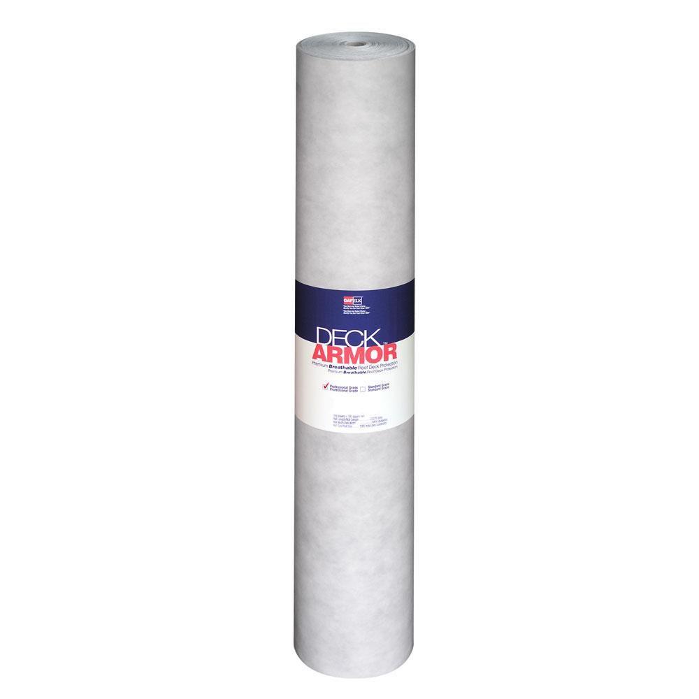 GAF DeckArmor 400 sq. ft. Premium Breathable Synthetic Roofing Underlayment Roll0901 The