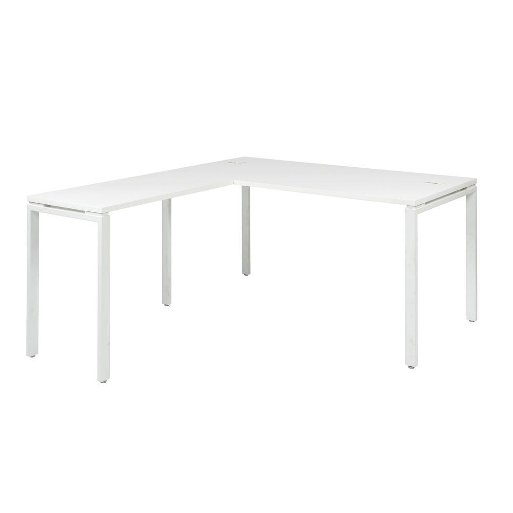 Osp Designs White Desk Prd3060 Wh The Home Depot Osp Designs White Desk