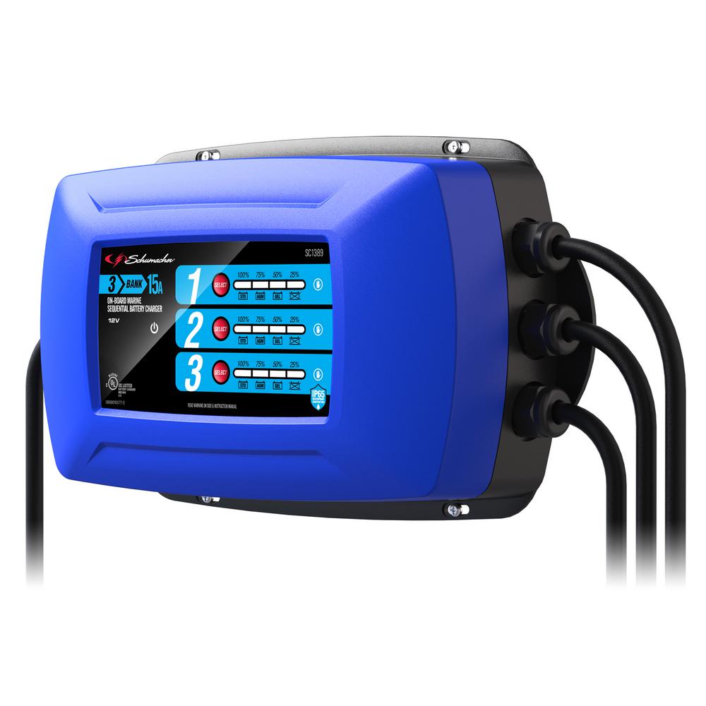 Photo 1 of 15 Amp 12-Volt 3-Bank On-Board Marine Sequential Battery Charger