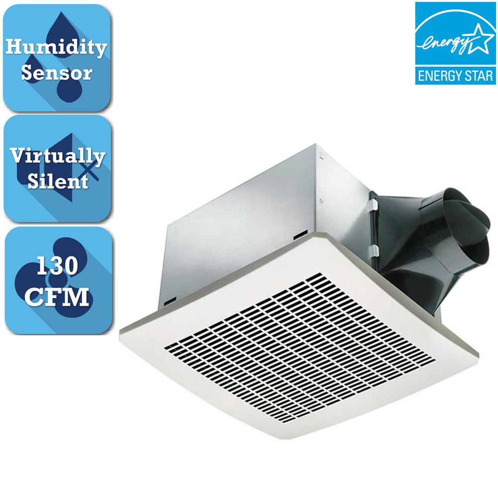 Delta Breez Signature Series 130 CFM Humidity Sensing Ceiling Bathroom Exhaust... by Delta Breez