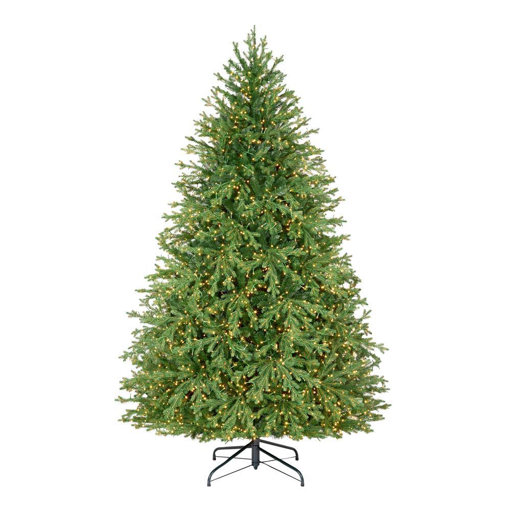 7.5 ft holiday animated plush led pre lit tree