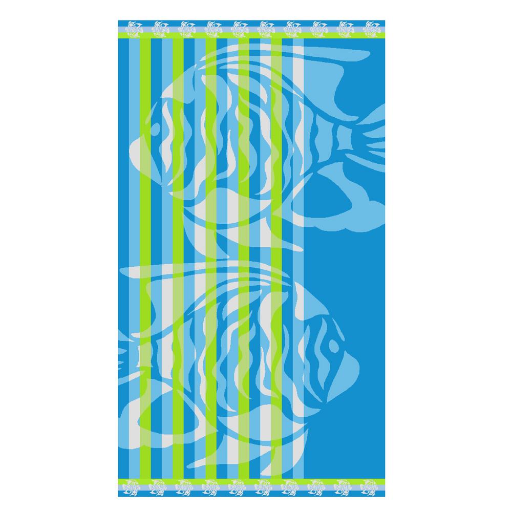 Laguna 100 Cotton Beach Towel Two Fish