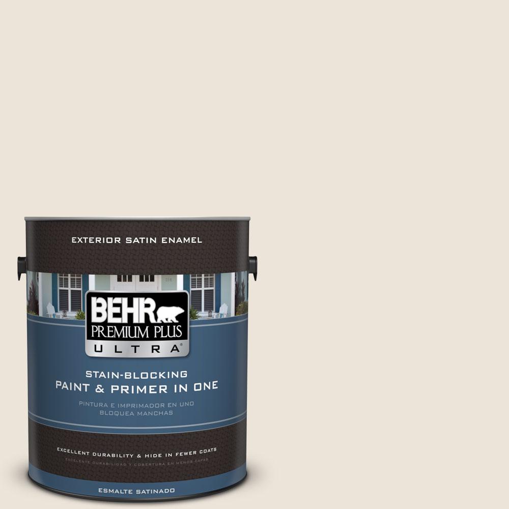 BEHR Premium Plus Ultra 1gal. N3001 Sail Cloth Satin Enamel Exterior