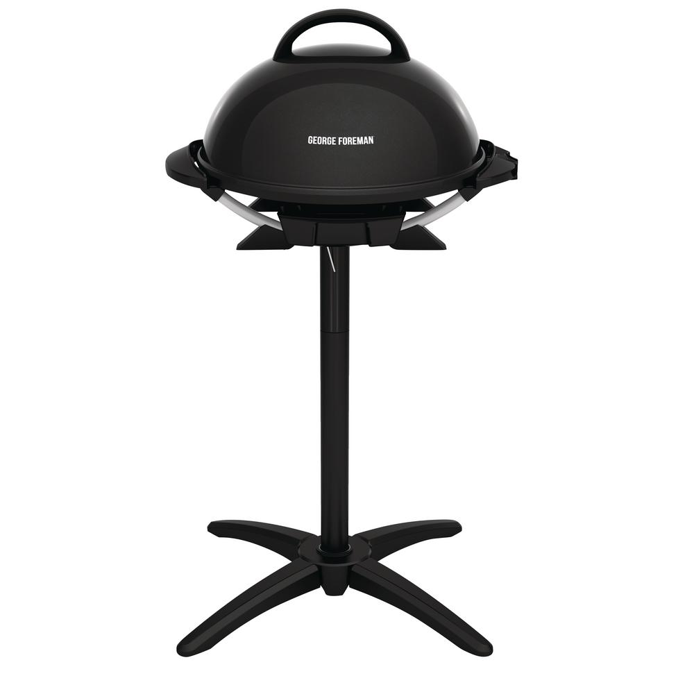 George Foreman Electric Grills The Home Depot Indoor Outdoor Electric Grill In Black