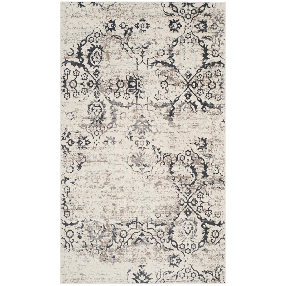 Safavieh Artifact Charcoal/Cream 3 ft. x 5 ft. Area Rug-ATF237A-3 - The ...