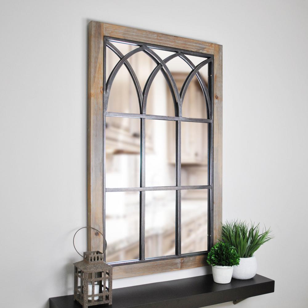 Firstime Grandview Arched Window Decorative Mirror 70015 The Home Firstime Grandview Arched Window Decorative Mirror 70015 The Home Depot
