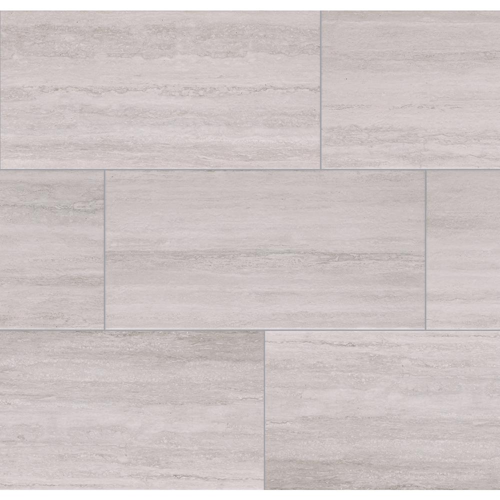Florida Tile Home Collection Silver Sands 12 in. x 24 in. Porcelain