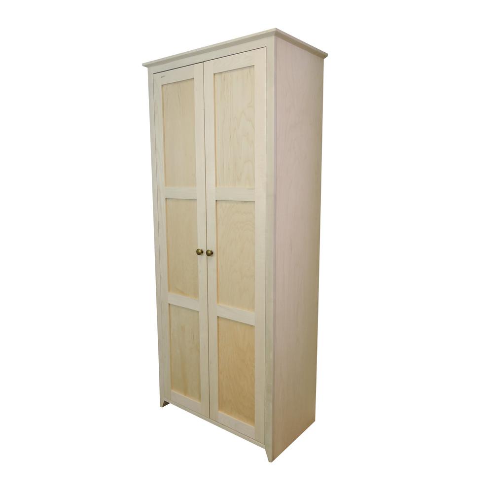 Arthur W Brown Shaker Style Unfinished 31 5 In Wide 2 Door 6 Shelf Arthur W Brown Shaker Style Unfinished 31 5 In Wide 2 Door 6