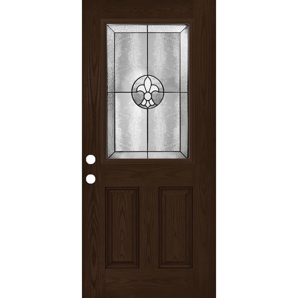 Exterior Slab Doors With Glass Fiberglass Doors The Home Depot