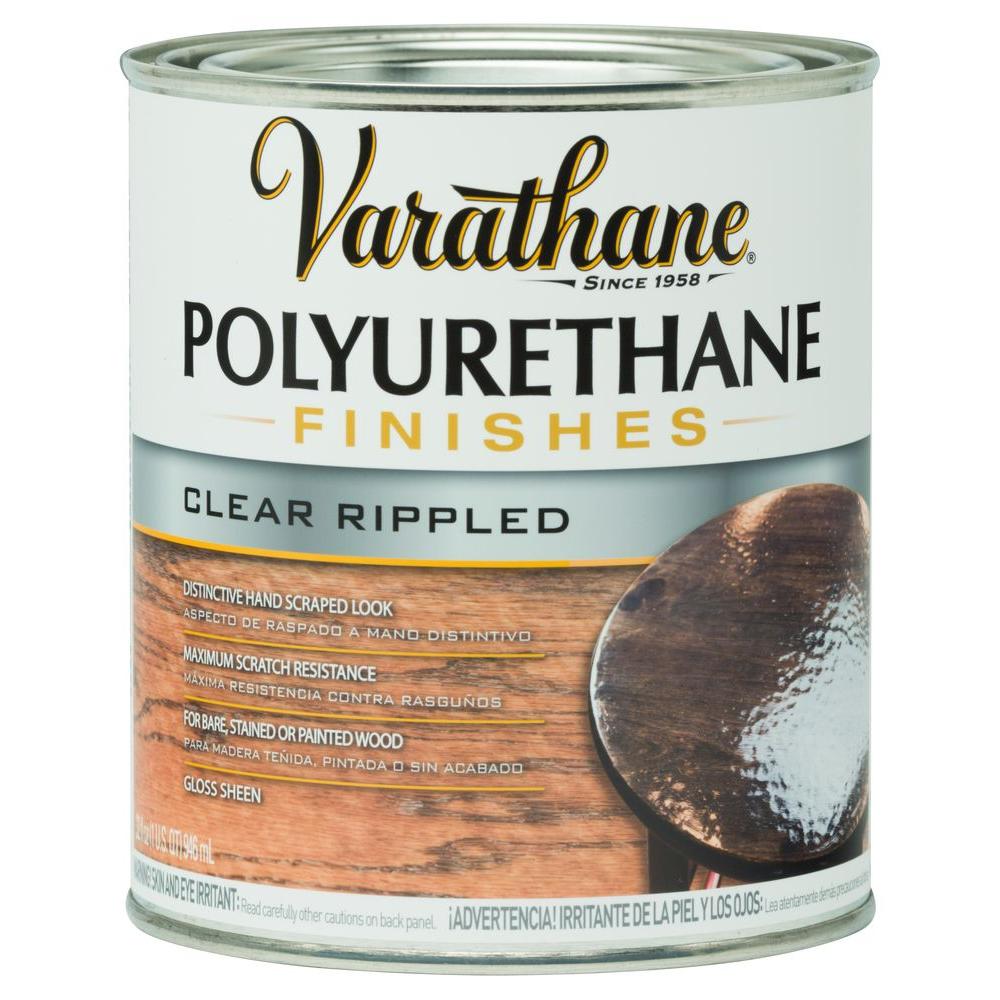 Varathane 1 qt. Clear Rippled Polyurethane Finish (2Pack)287696 The