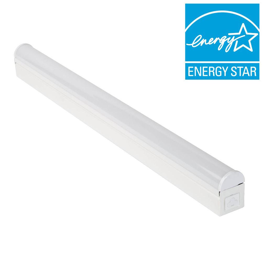 Commercial Electric 2 ft. Bright/Cool White LED Linkable Strip Ceiling