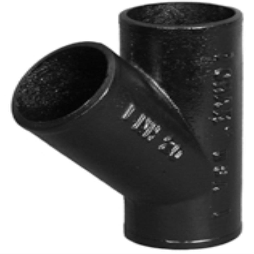 Charlotte Pipe 4 in. x 3 in. Cast Iron NoHub WyeY43 The Home Depot