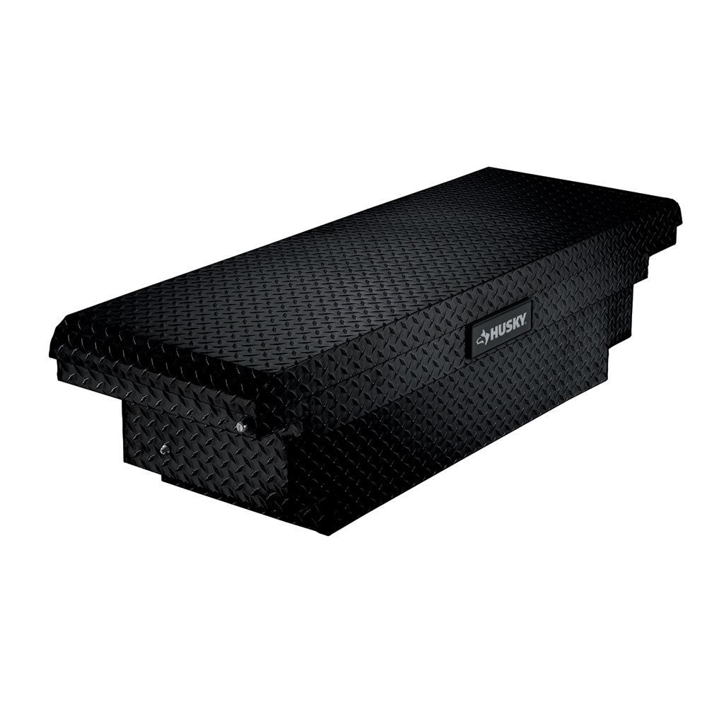 Husky 61 86 Matte Black Aluminum Low Profile Crossbed Truck Tool Box