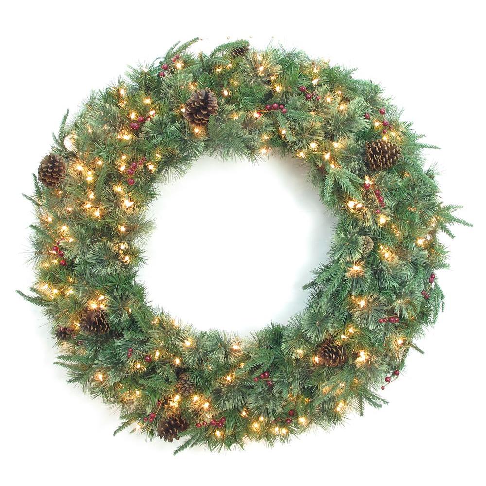 Wreaths Greenery The Home Depot 48 In