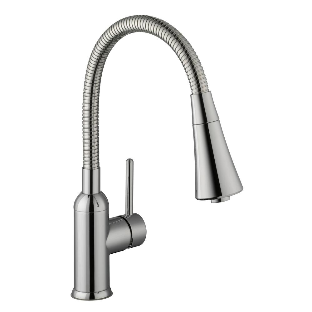 Glacier Bay Bodell Single Handle Pulldown Laundry Faucet In Chrome